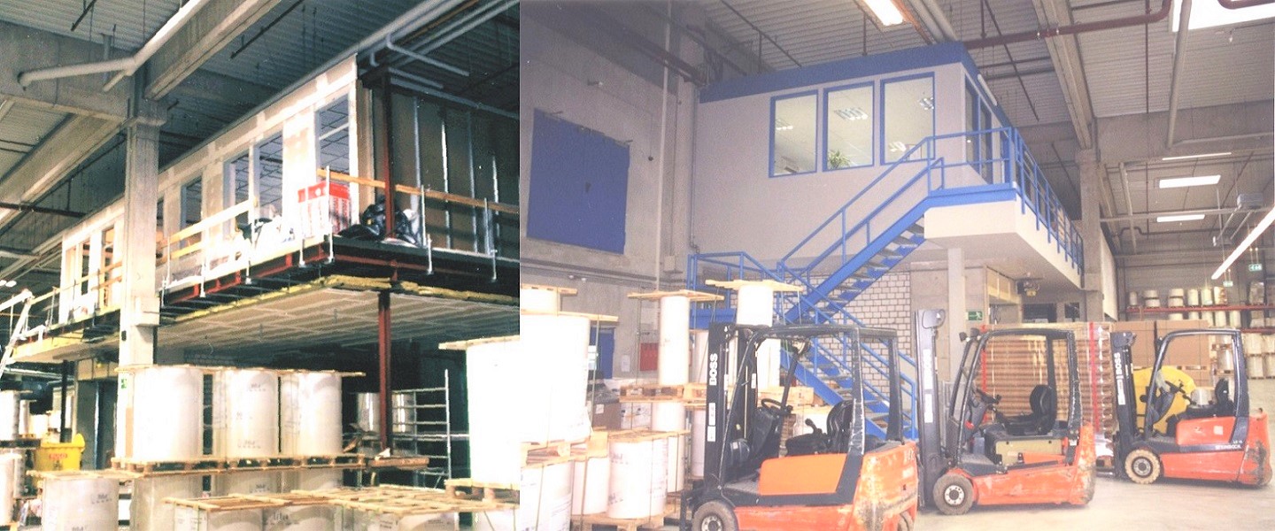 Einbau Büros & Sozialtrakt Ratingen, 2003